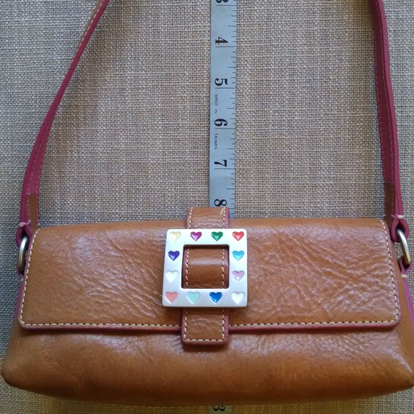 Dooney & Bourke Small Shoulder Bag-Heart Buckle - Picture 1 of 3